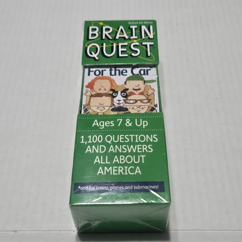 Travel Brain Quest Cards for the car, All About America  NEW